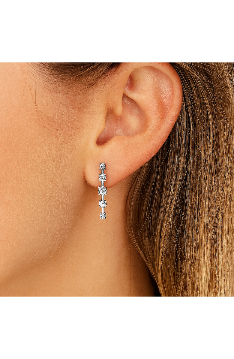 Donatello Gian Graduated Drop Earrings, Alternate, color, Silver