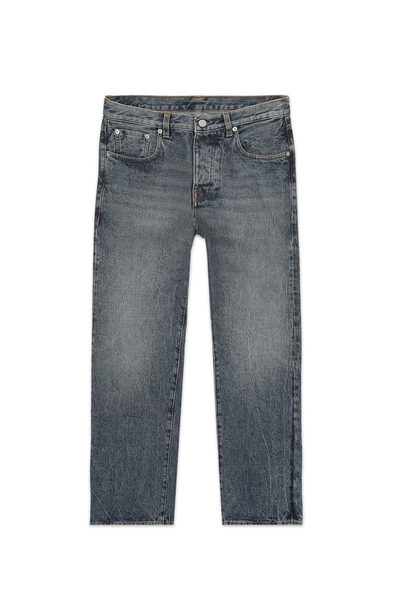 Fortela 965 John Selvedge 5 Pocket Regular Fit Denim Pants, Main, color, Light Stone Wash