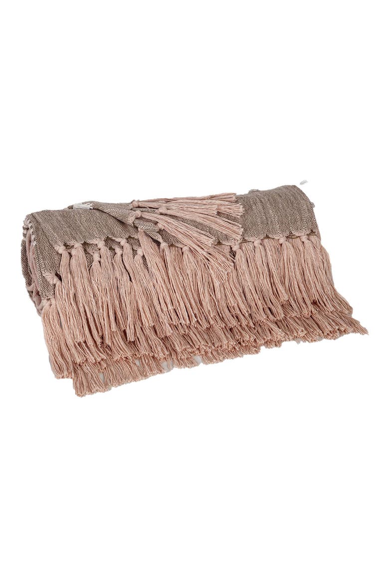 Adonia Fringe Throw Blanket, Alternate, color, COFFEE GREY