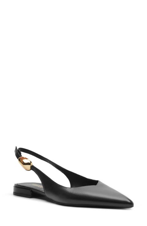 Farrah Slingback Pointed Toe Flat (Women)