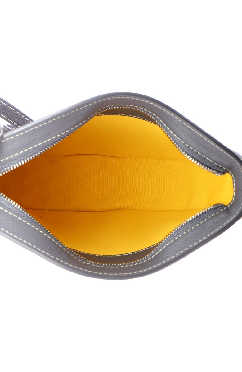 Pre-Owned Goyard Hirondelle Shoulder Bag Coated Canvas and Leather, Alternate, color, Gray