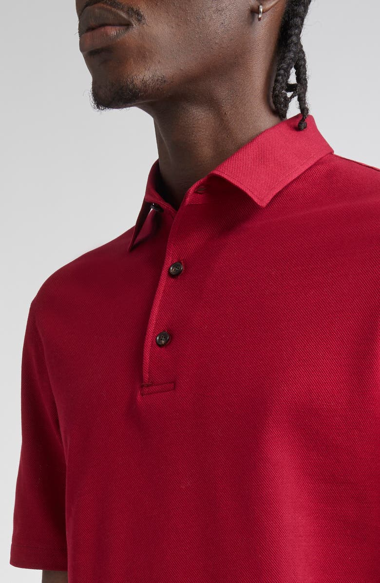 ISAIA Cotton Piqué Polo, Alternate, color,