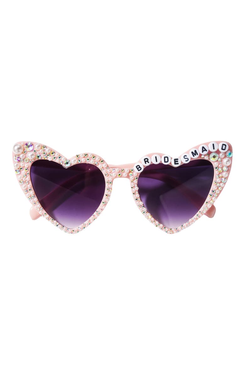 Untamed Petals Bridesmaid Sunnies, Main, color, Pink