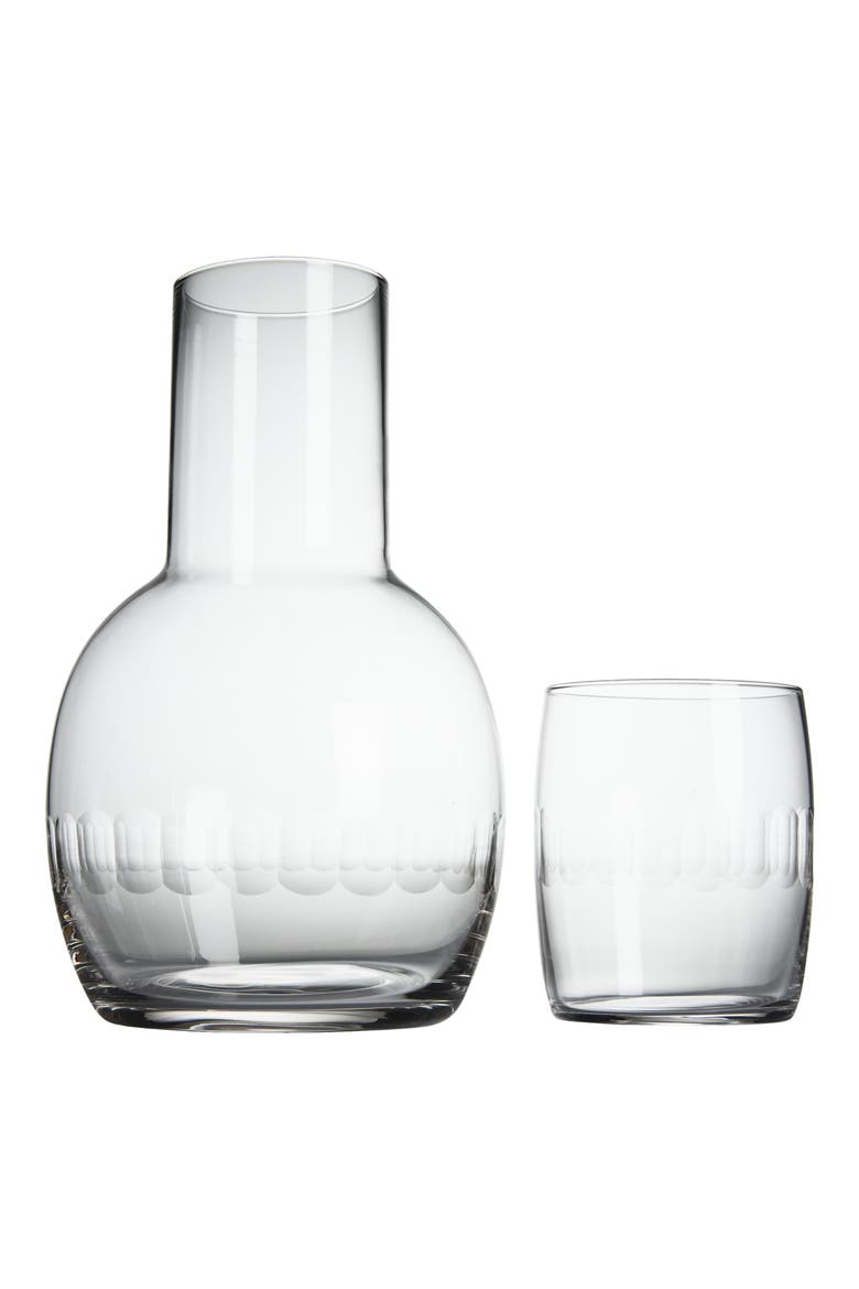Crystal Carafe & Glass Set, Main, color, LENS