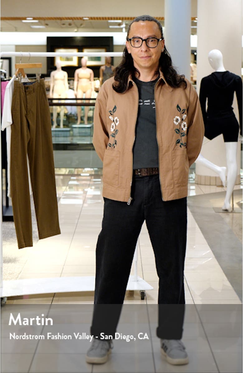 Floral Embroidered Cotton Jacket, sales video thumbnail