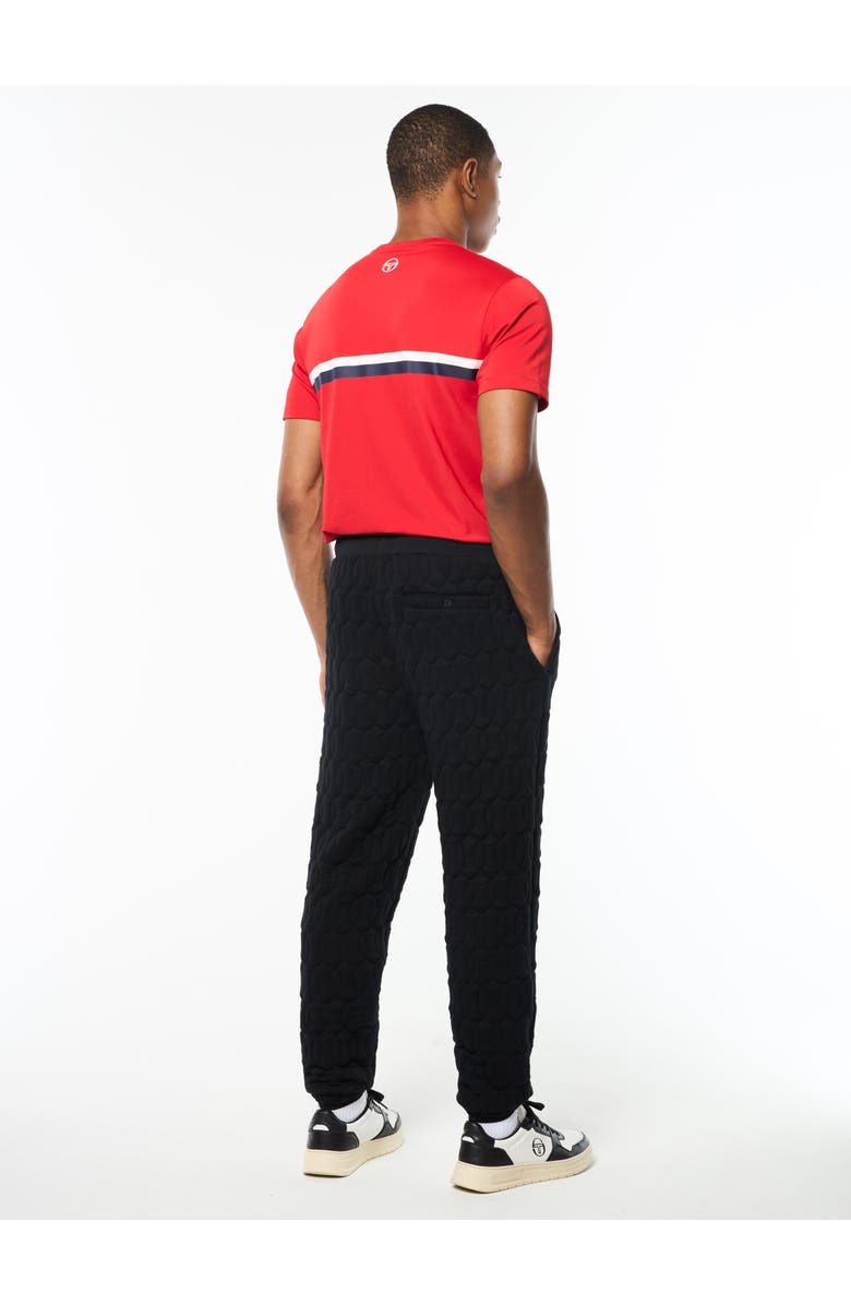 Sergio Tacchini Aversa Quilted Sweatpant, Alternate, color, Black Beauty