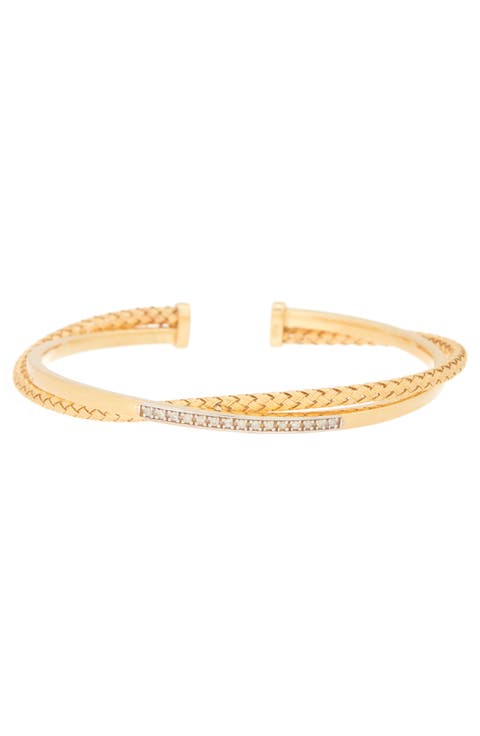 Diamond Bangle Bracelet - 0.13ct.