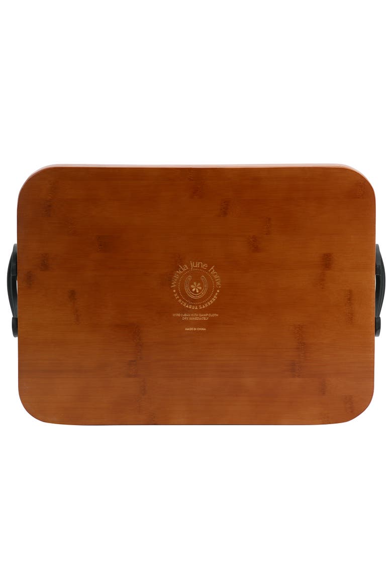 Wood Charcuterie Board in Golden Brown, Alternate, color, Brown