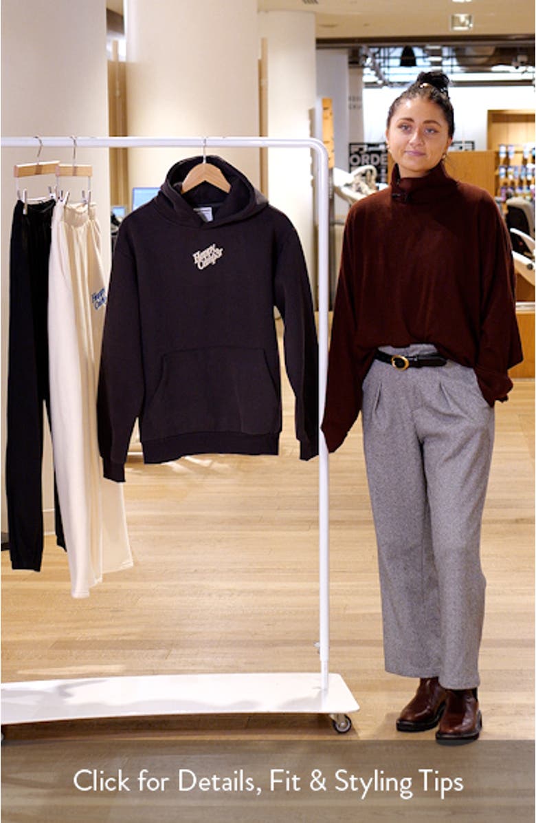 Puff Series Core Logo Cotton Blend Hoodie, sales video thumbnail