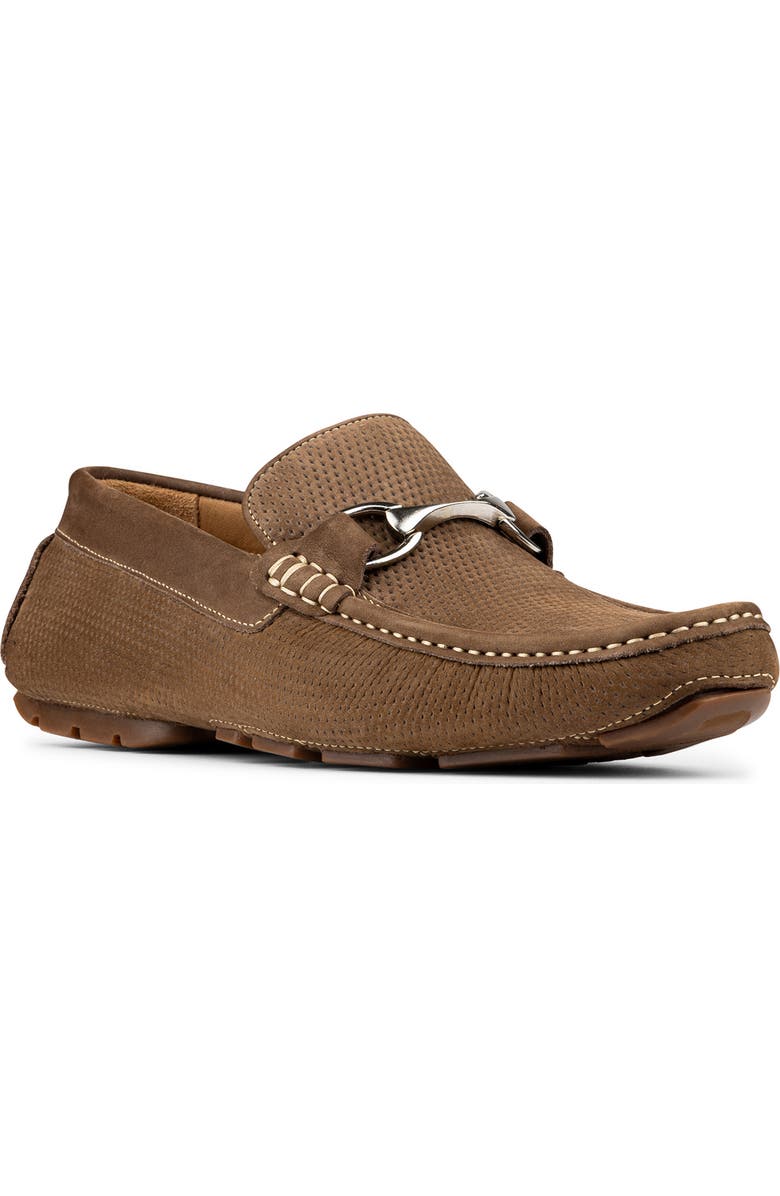 Donald Pliner Textured Horsebit Loafer, Main, color, Biscotti