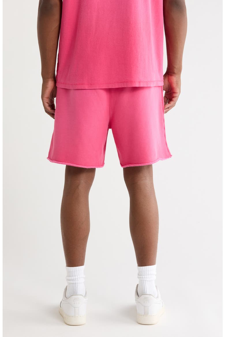 Cotton Fleece Sweat Shorts, Alternate, color, PINK