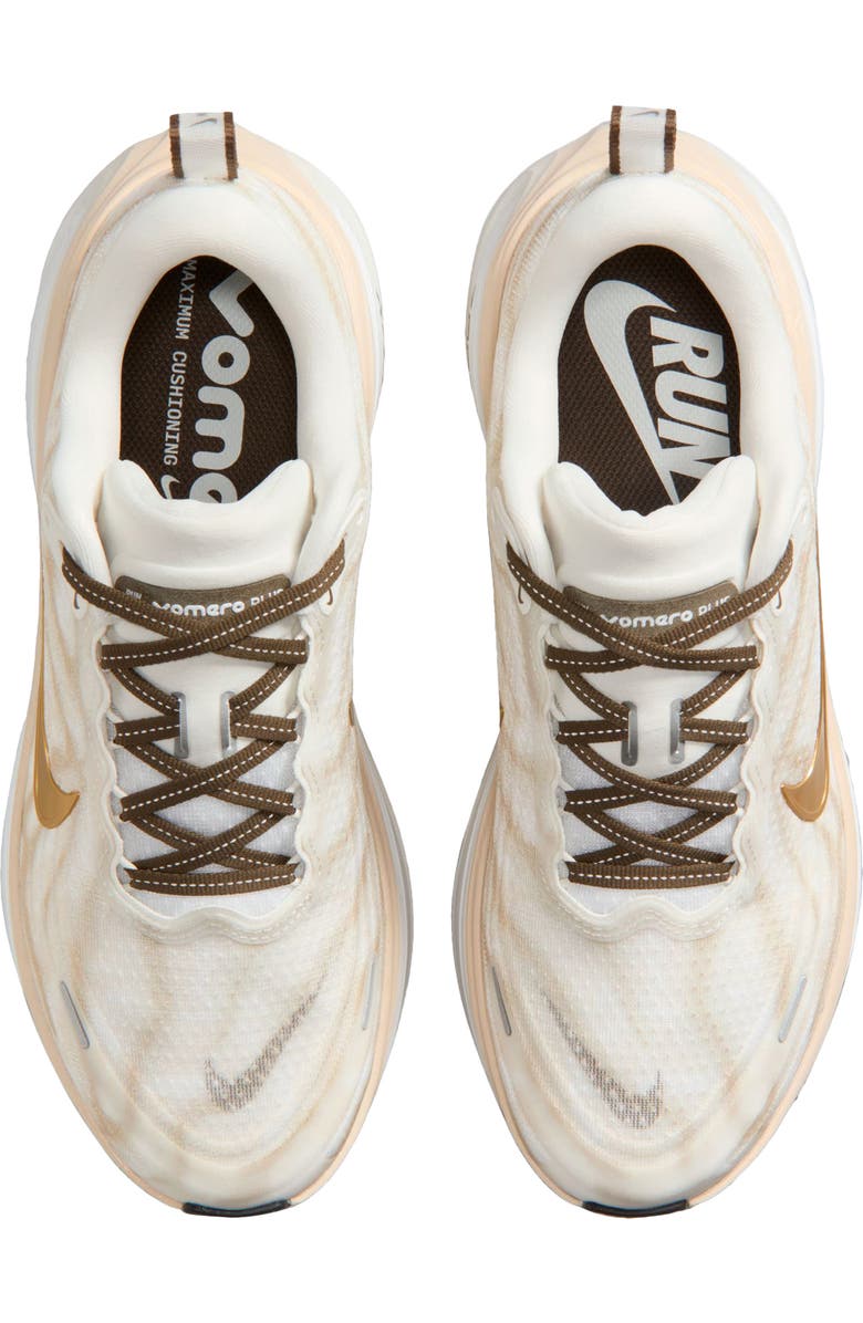 Nike Vomero Plus Running Shoe, Alternate, color, Summit White/Metallic Gold