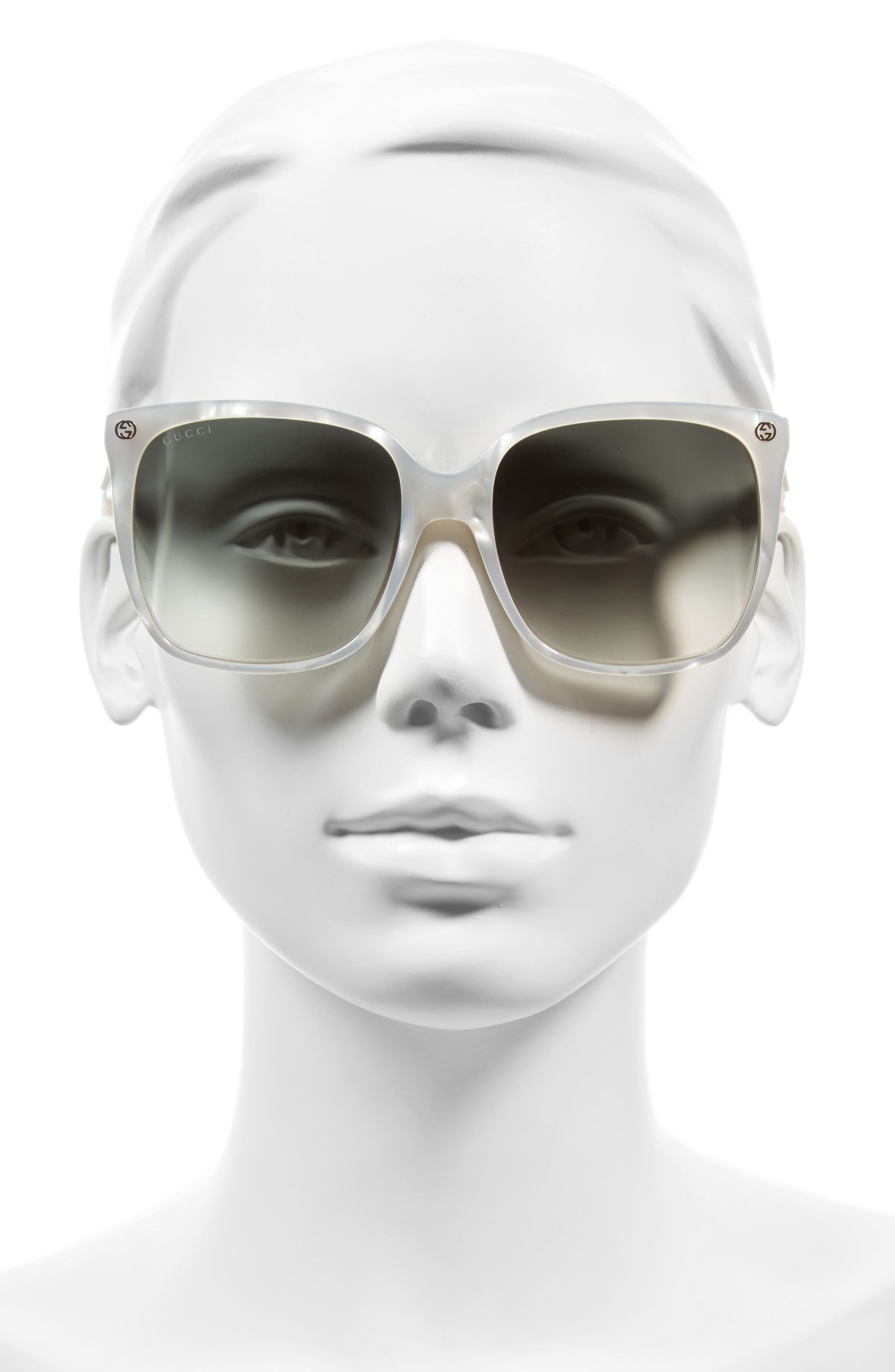 Gucci 57mm Gradient Square Sunglasses (Women) | Nordstrom