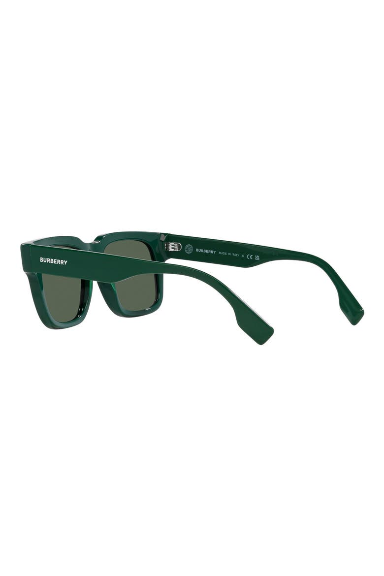 Hayden 54mm Rectangular Sunglasses, Alternate, color, GREEN