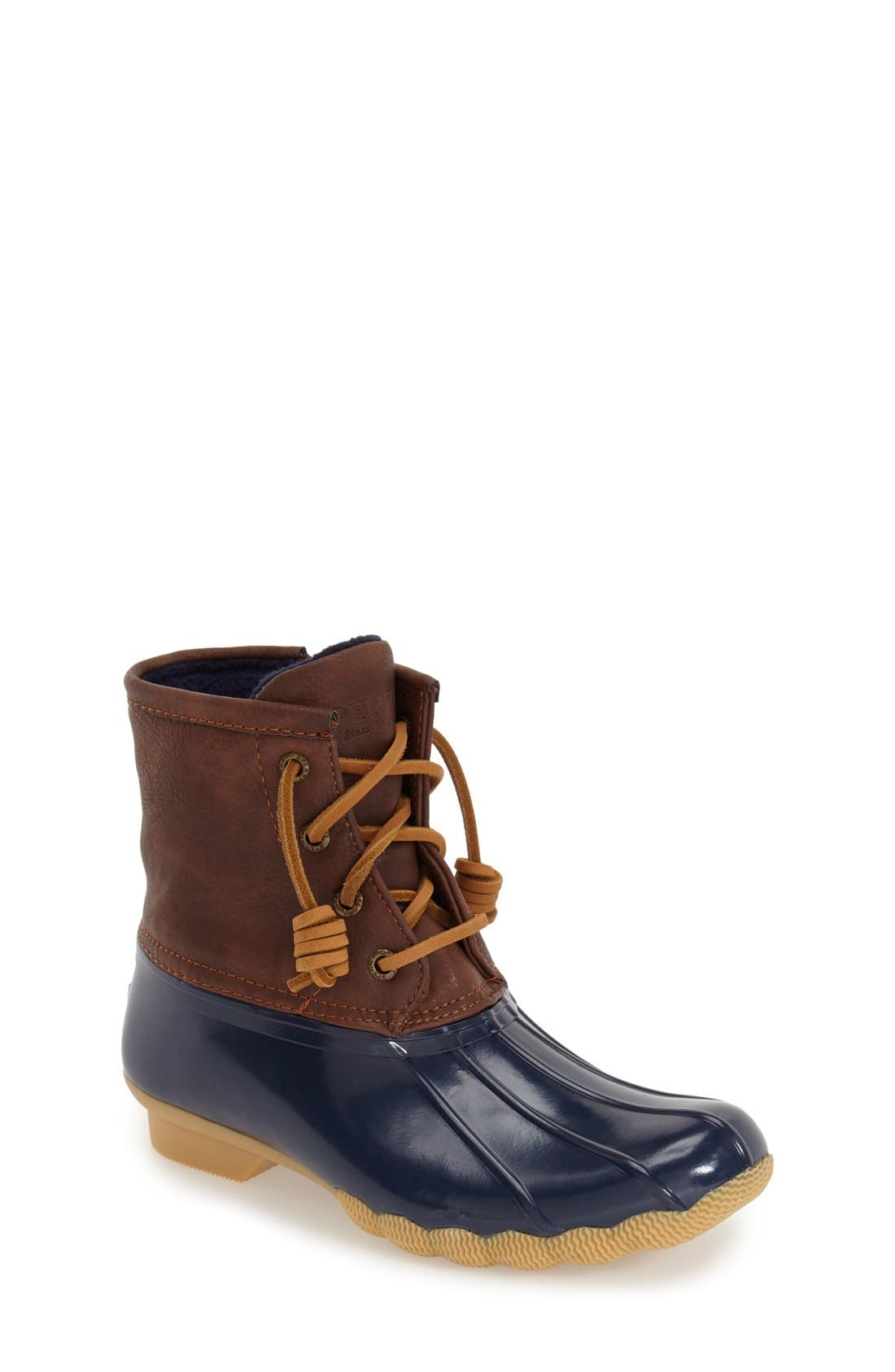 Kids' Saltwater Duck Boot, Main, color, NAVY