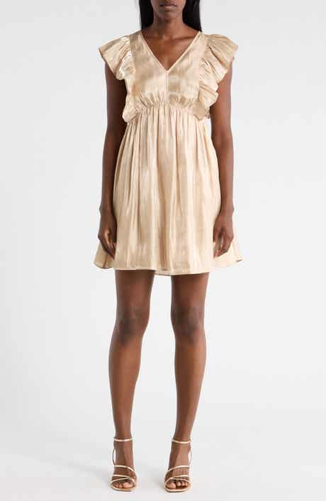 WISHLIST Ruffle Babydoll Minidress