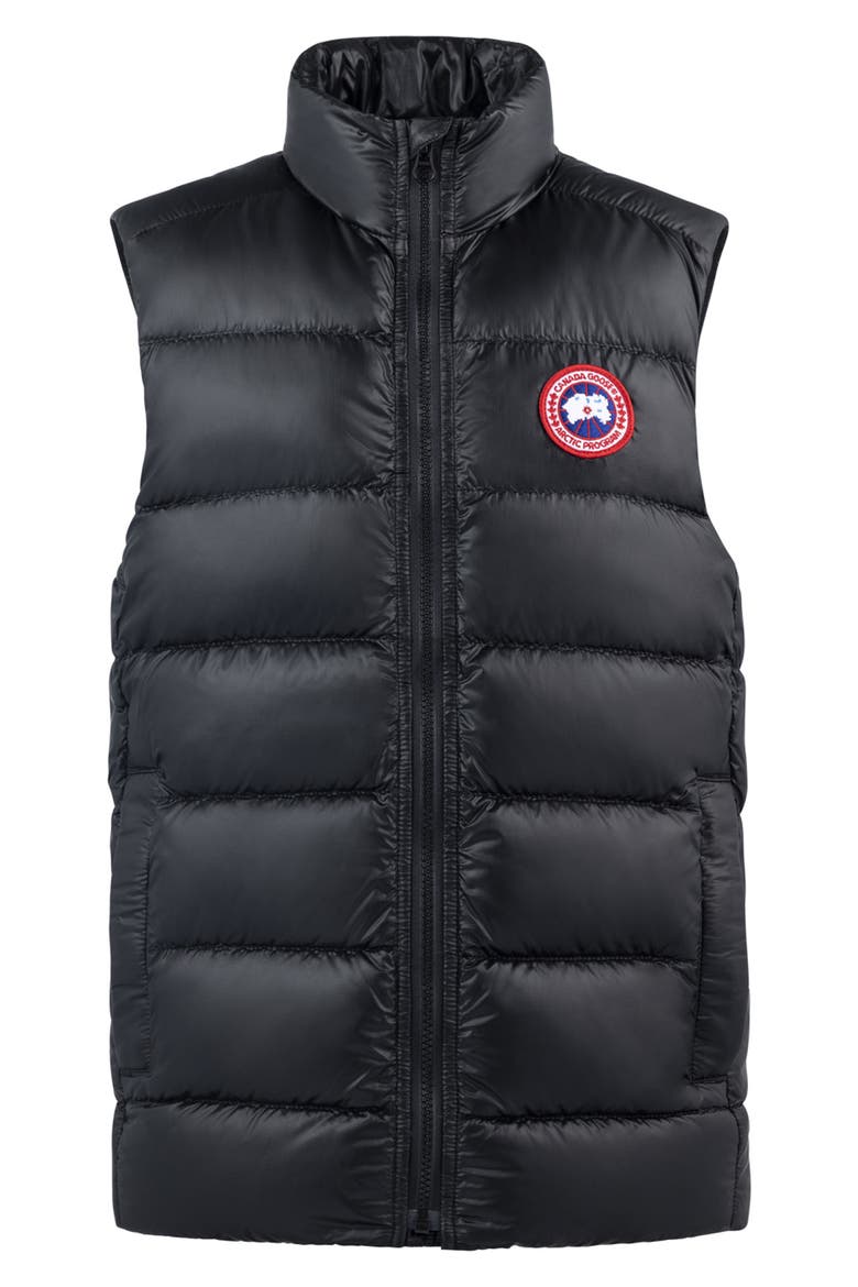 Kids' Crofton Water Repellent Packable Quilted 750 Fill Power Down Vest, Main, color, BLACK - NOIR