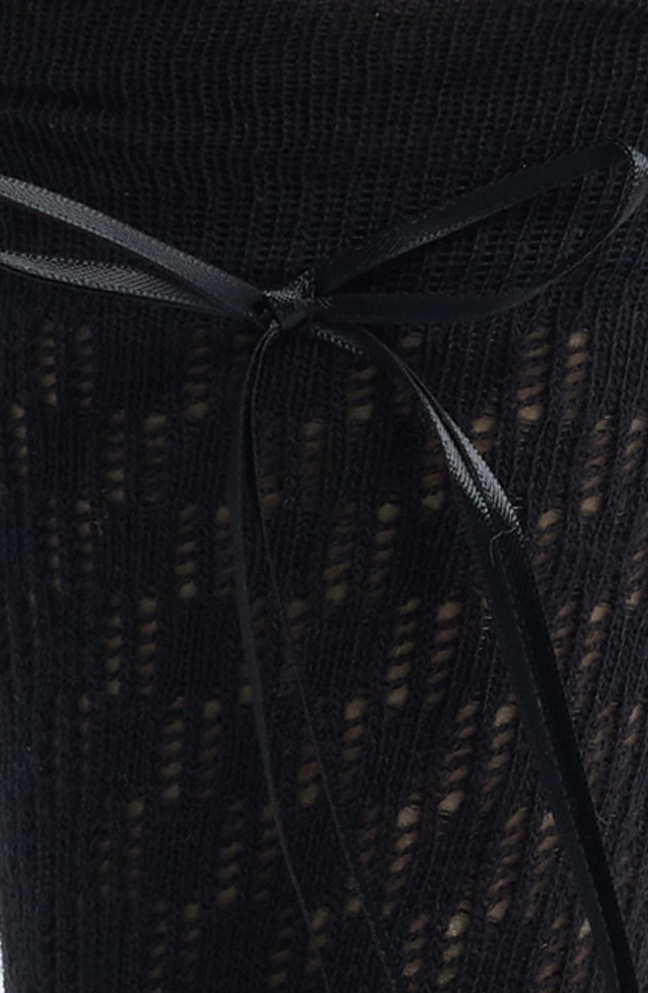 Charma Tie Pointelle Crew Socks - image 2