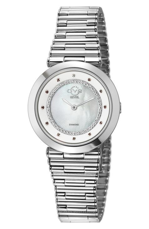 Burano Diamond Swiss Bracelet Watch, 34mm - 0.005 ctw