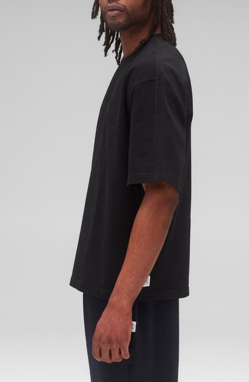 Reigning Champ Relaxed Heavyweight Jersey T-shirt In Black