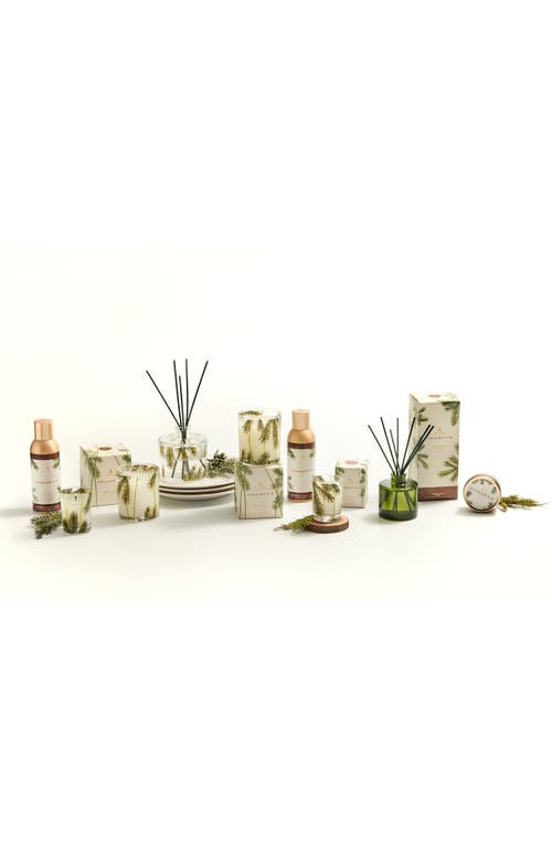 Thymes Frasier Fir Pine Needle Votive Candle In Green