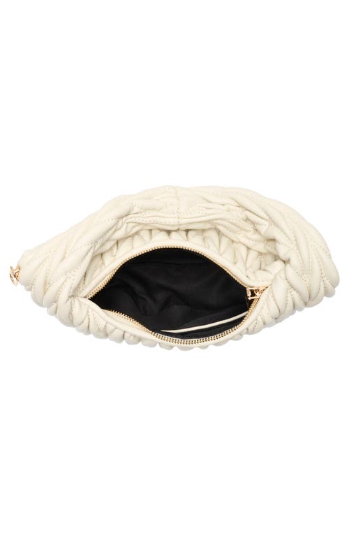 Urban Expressions Handbags Pleated Shoulder Bag In Sand