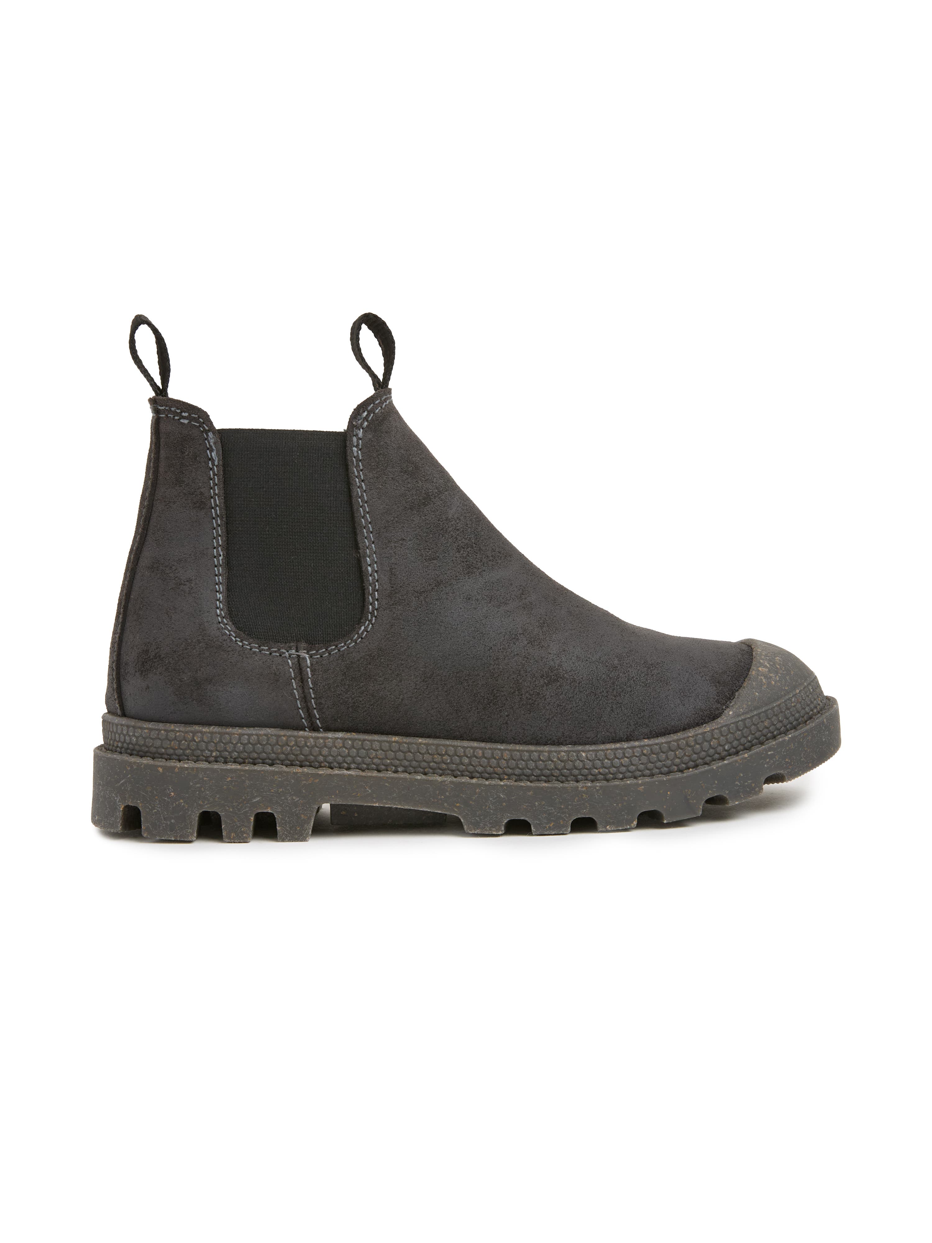Toe Cap Ankle Chelsea Boot, Main, color, Dark Grey