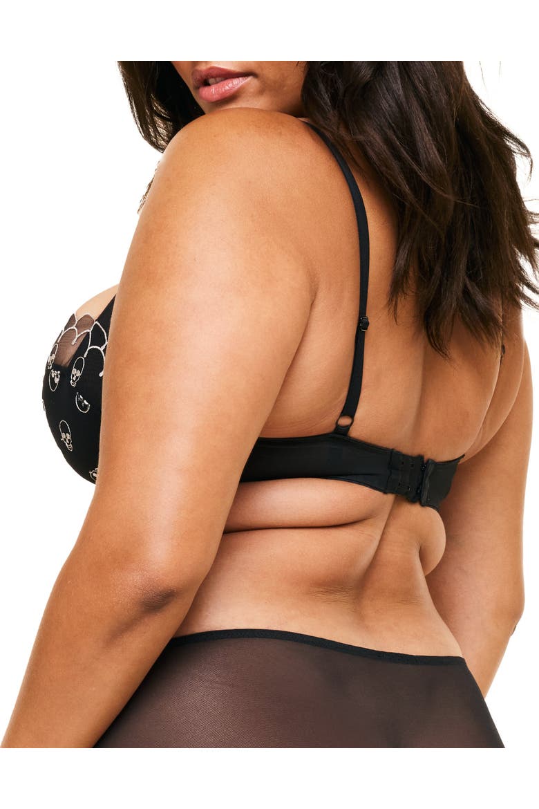 Bettie Contour Balconette Bra, Alternate, color, Dark Grey