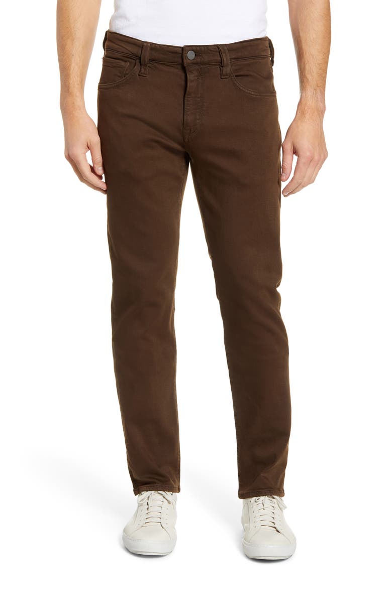 Courage Straight Leg Pants, Main, color, BROWN COMFORT