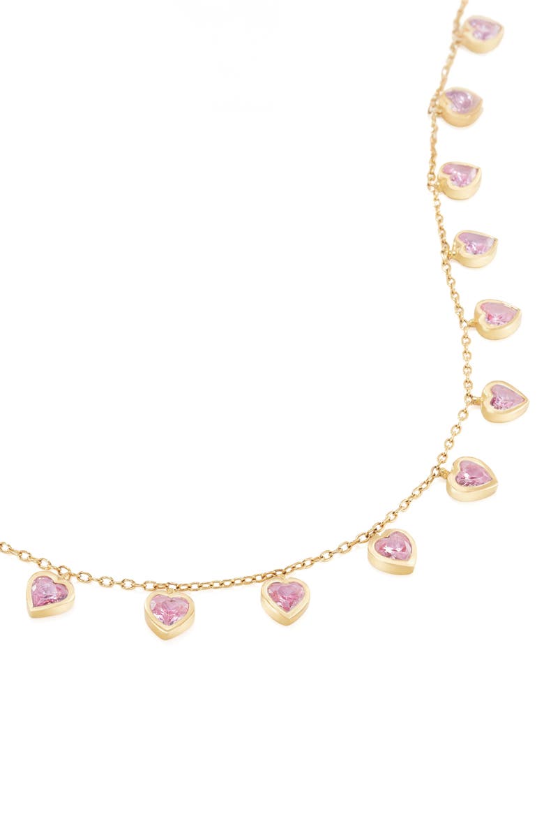 Dean Davidson Cherie Heart Charm Bracelet, Alternate, color, Pink