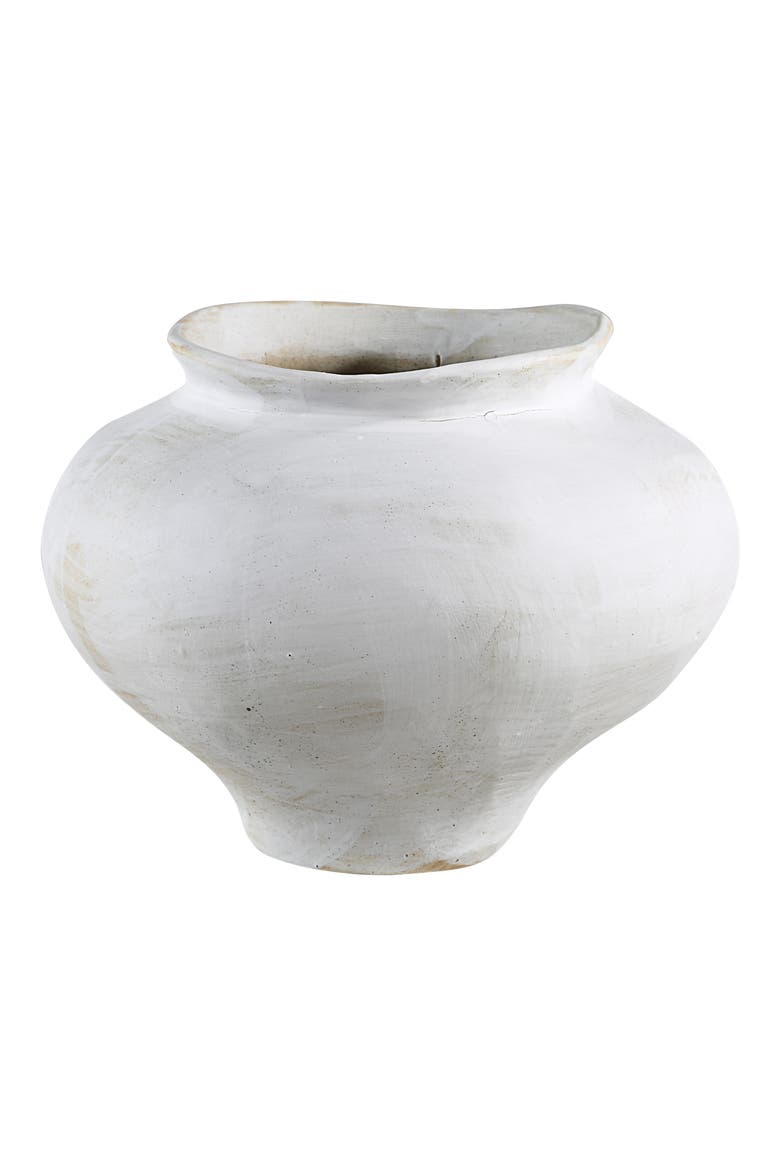 Terracotta Vase, Alternate, color, WHITE