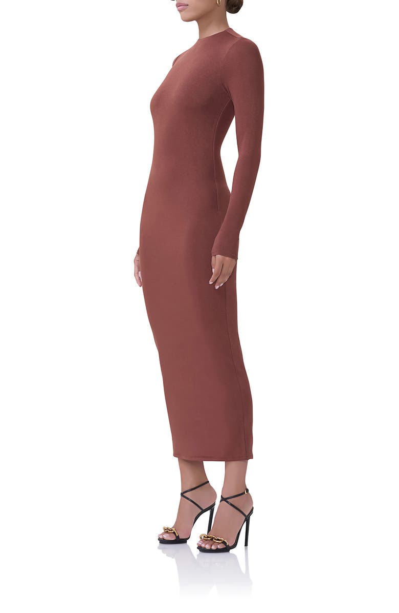 AFRM Juniper Long Sleeve Jersey Maxi Dress, Alternate, color, 