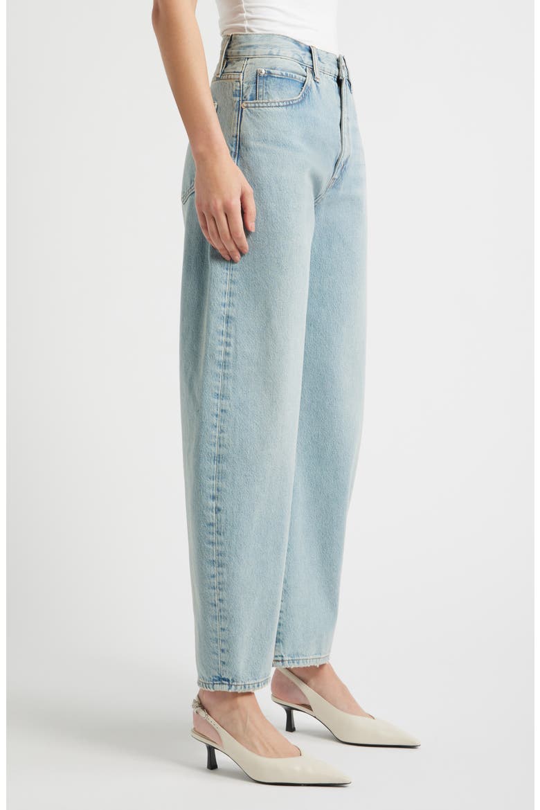 The Bow High Waist Barrel Jeans, Alternate, color, OUTLAW