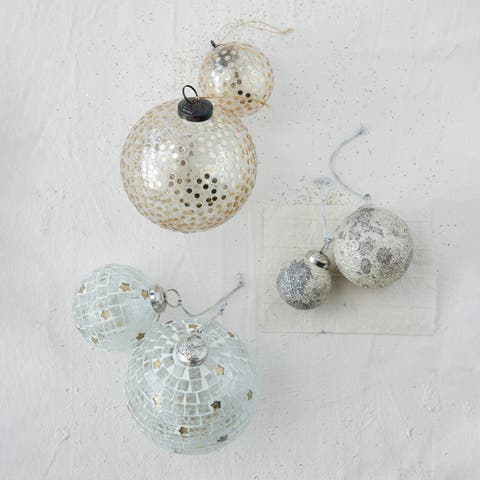 Glass Mosaic Ball Ornament