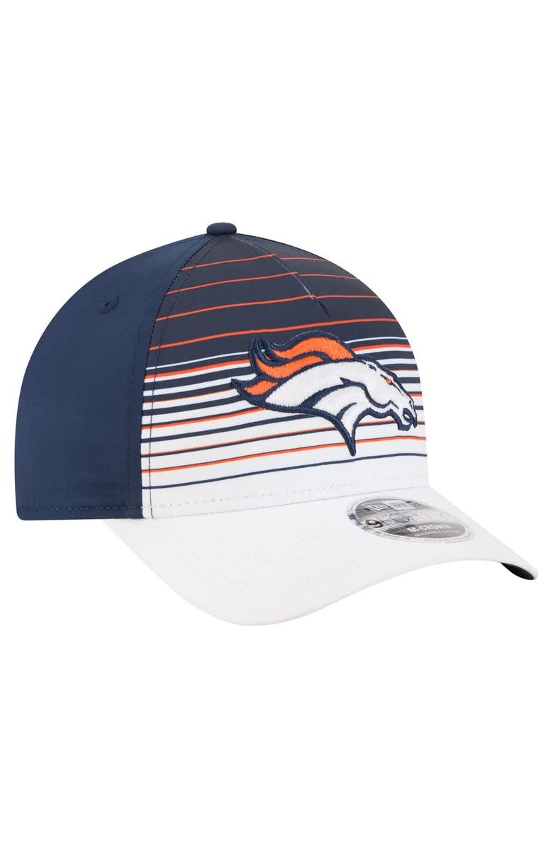 New Era Men's New Era  White/Navy Denver Broncos Adventure Gradient 9FORTY M-Crown A-Frame Adjustable Hat, Alternate, color, 
