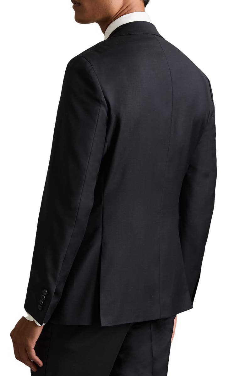 Reiss Aspire Navy Wool Suit Jacket, Alternate, color, 