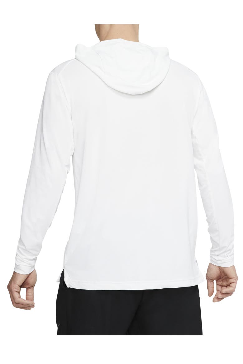 Pro Dri-FIT Training Hoodie, Alternate, color, WHITE/BLACK