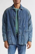 VISVIM Distressed Denim Down Chore Jacket