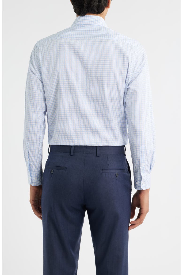 Plaid Dress Shirt, Alternate, color, LIGHT BLUE