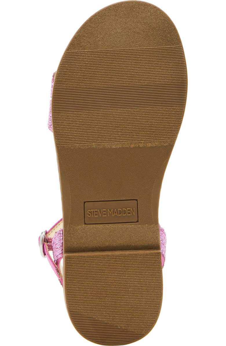 Steve Madden Kids' Astorr Rhinestone Flat Sandal, Alternate, color,