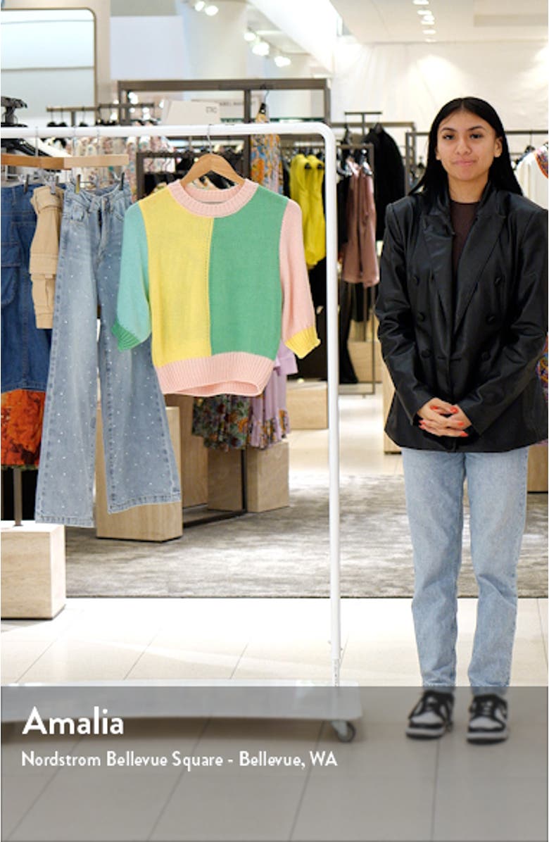 Kids' Colorblock Sweater, sales video thumbnail