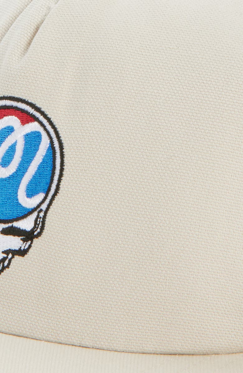 Malbon Golf Grateful Dead Stealie Snapback Baseball Cap, Alternate, color, Rainy Day