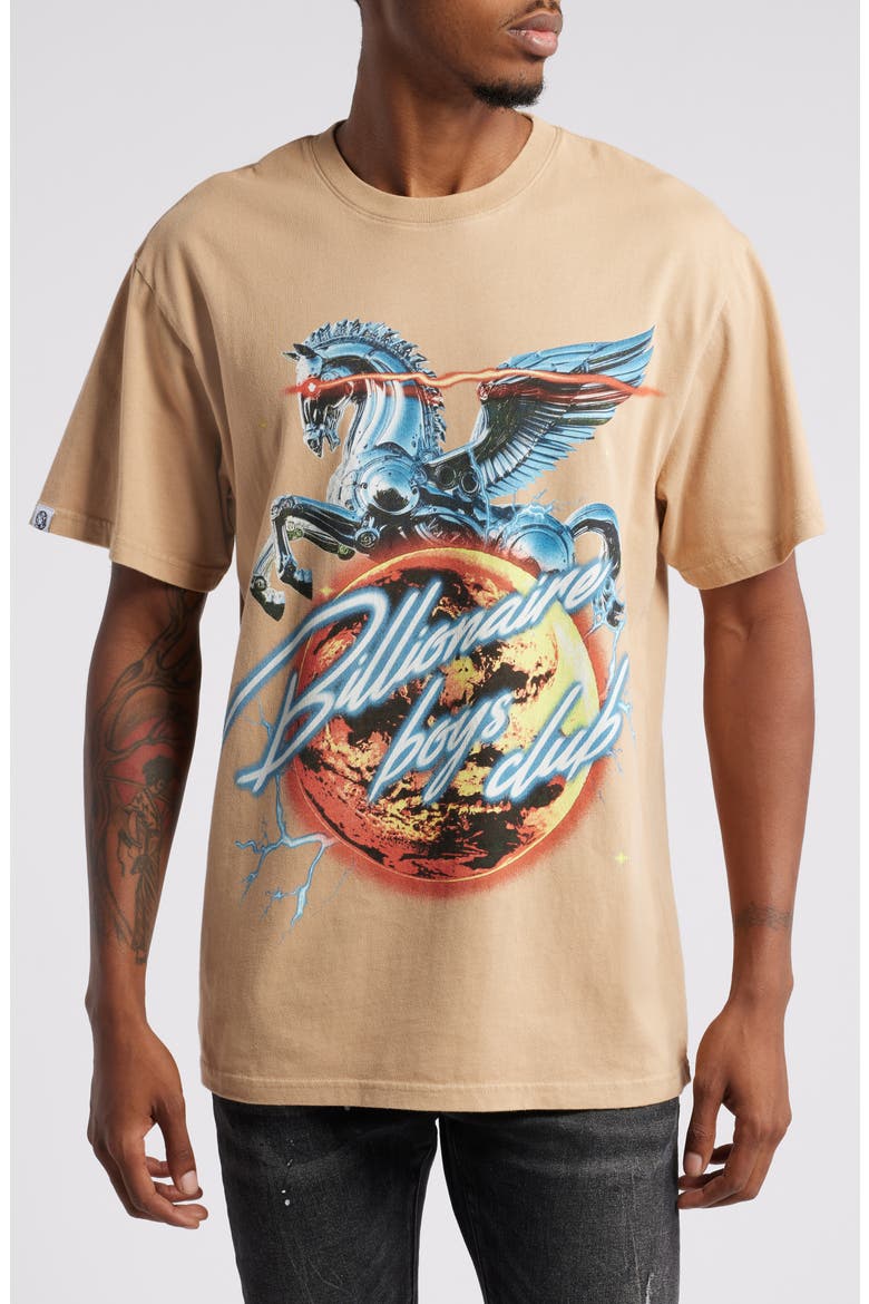 Equuleus Cotton Graphic T-Shirt, Main, color, NOMAD