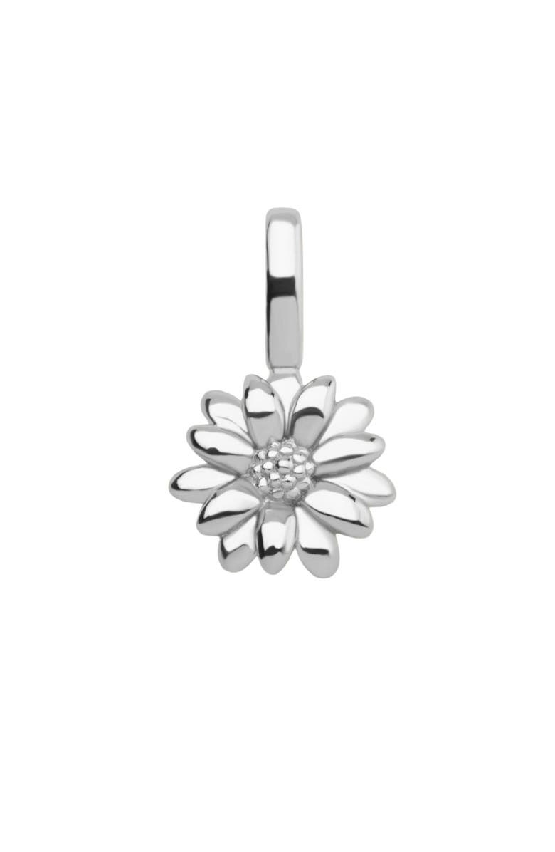 MADE BY MARY April Birth Flower Charm, Main, color, Silver