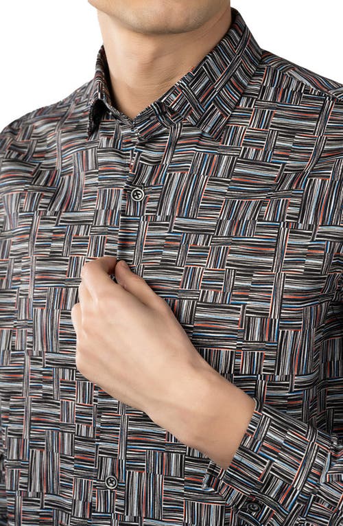 Luchiano Visconti Interval Daggers With Colored Marks Shirt In Multi