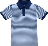 Courtside Kids Thin Stripe Polo Shirt