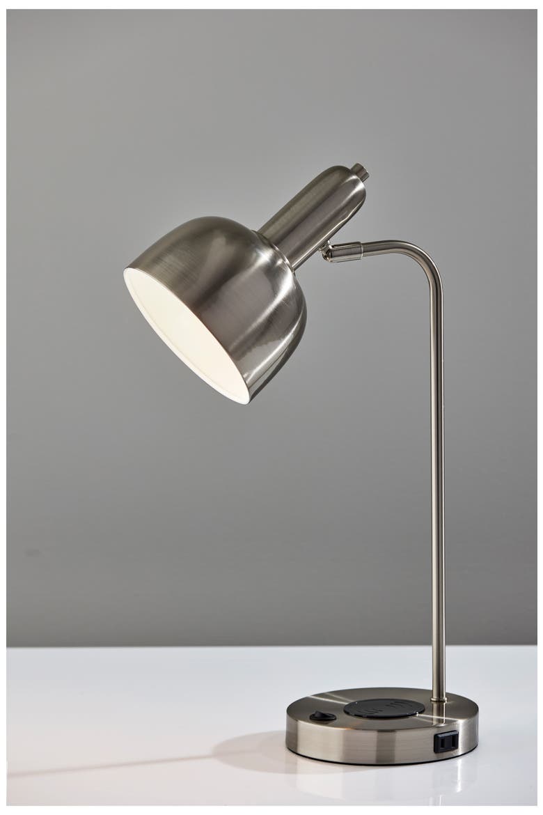 Rico Supercharger Desk Lamp, Alternate, color, BRUSHED STEEL
