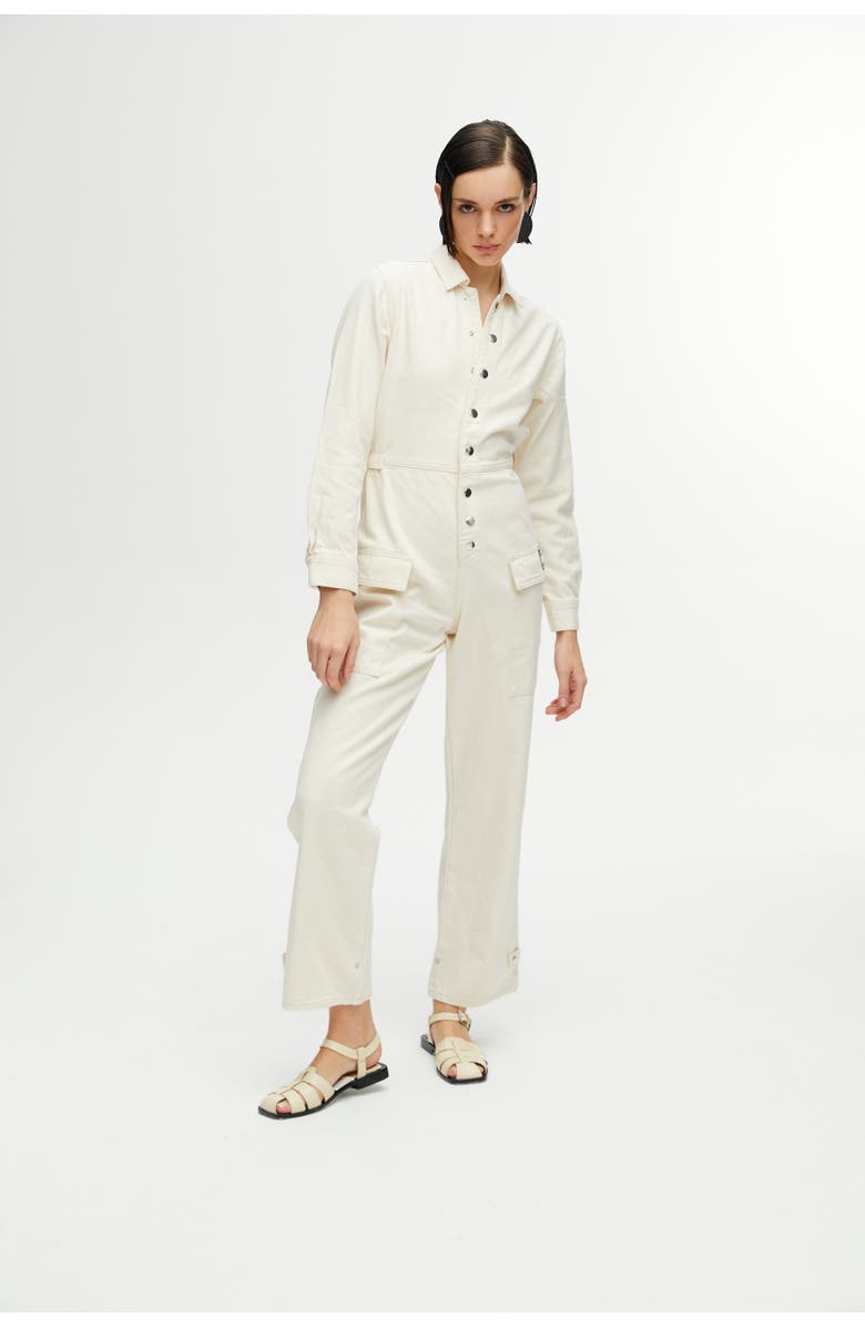Nocturne Gabardine Jumpsuit, Main, color, 