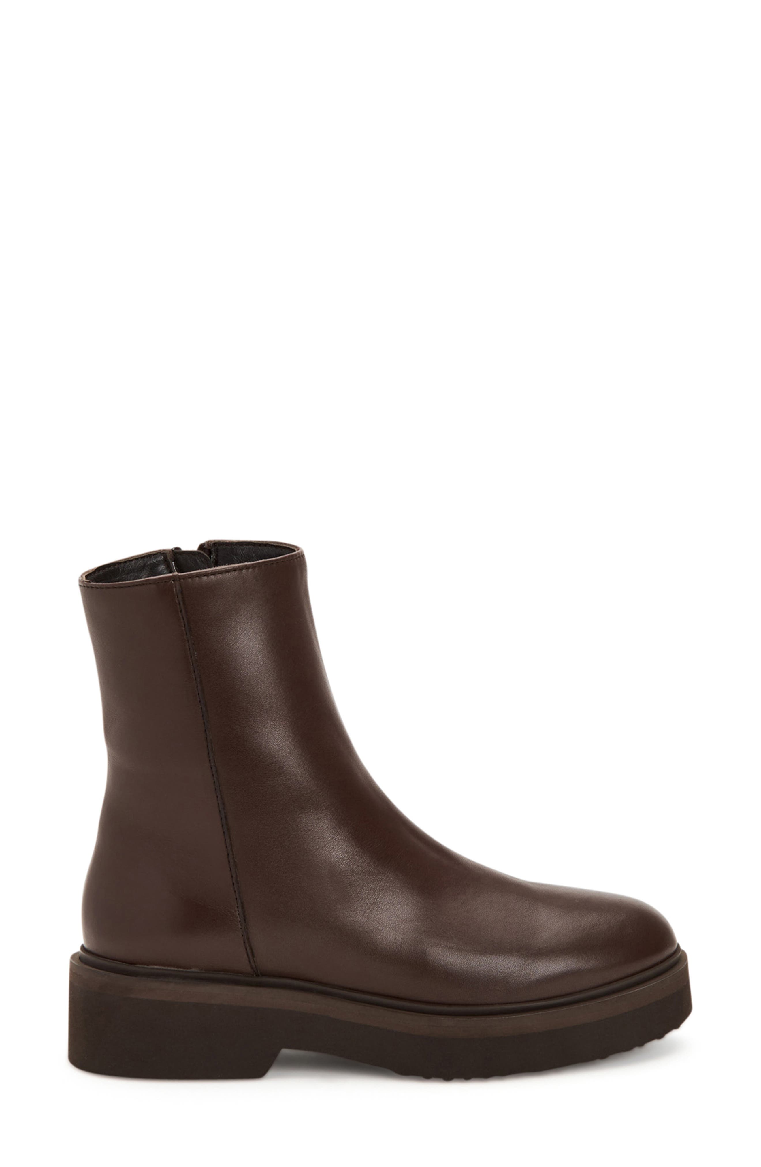 Maddie Water Resistant Bootie, Alternate, color, MIDNIGHT BROWN