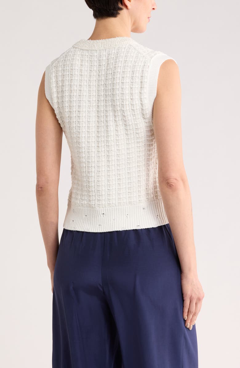 Simkhai Holdyn Knit Vest, Alternate, color, Ivory